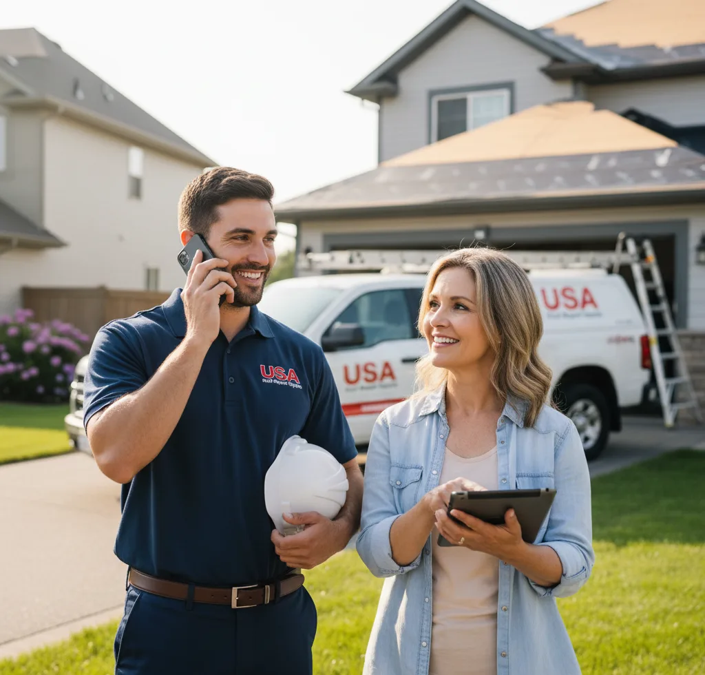 USA Roof Repair Experts customer support in Cumming